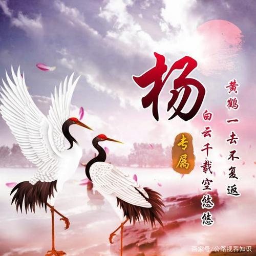 精选古风版姓氏头像,仙鹤版微信头像,不要错过!