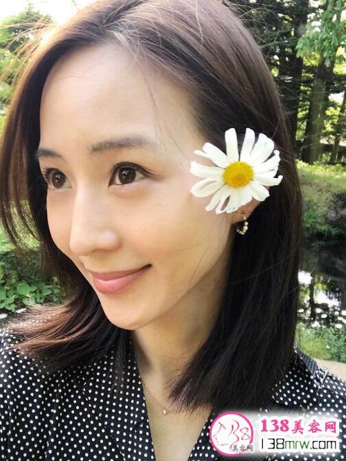 张钧甯留平刘海拉低颜值张钧甯最美的发型盘点