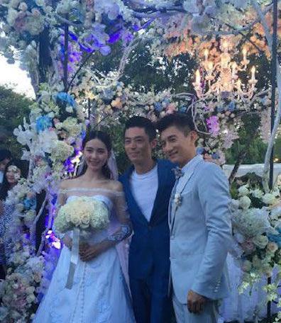 霍建华在吴奇隆刘诗诗婚礼现场