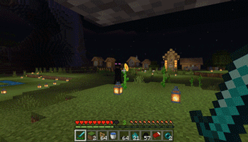 我的世界:学会这个技巧,把家里的门拆了僵尸也进不来!