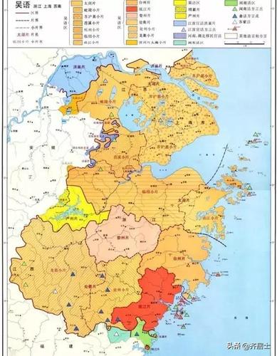 浙江方言分布图太平天国运动是中国历史上最后一次大规模的农民运动