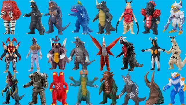 怪兽软胶人偶玩具大合集贾戈尔贡怪兽雷德王美尔巴