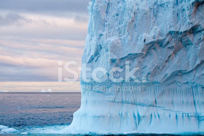 premium stock photo of blue iceberg in southern ocean near