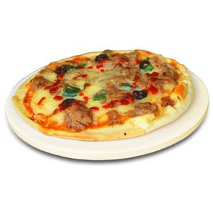 披萨 电烤箱通用圆形披萨板比萨石煎烤盘 烘焙烧烤 8寸9寸披萨盘 包邮