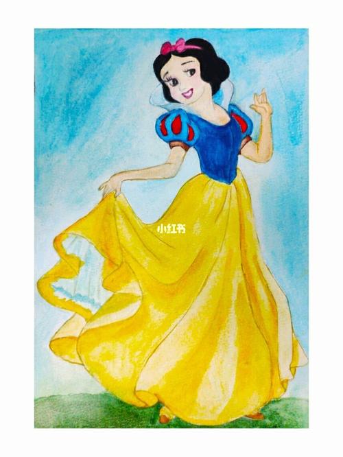 白雪公主_白雪公主_水彩_文化_绘画