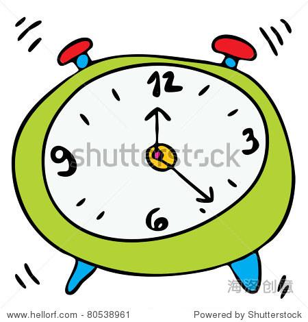 cartoon clock