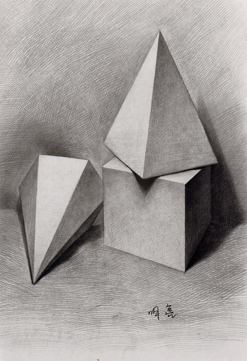 组合几何体 入门自学零基础初级绘画教材 绘画技法基础教材 素描基础