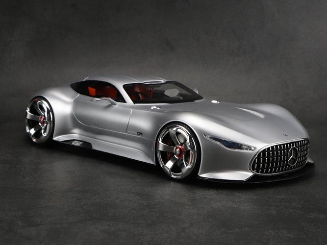 正版正义联盟奔驰amgvisiongt概念超跑树脂火车