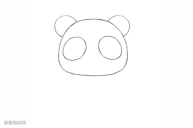 国宝大熊猫简笔画