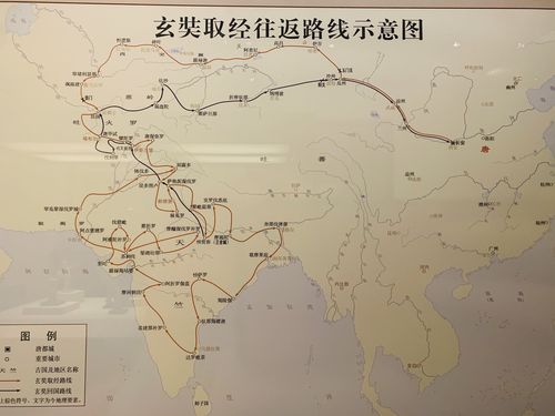 看了唐玄奘的路线图,他太难了