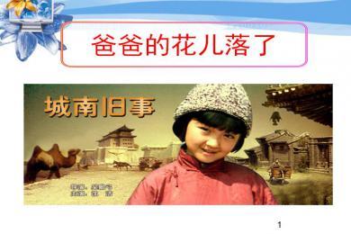 爸爸的花儿落了ppt
