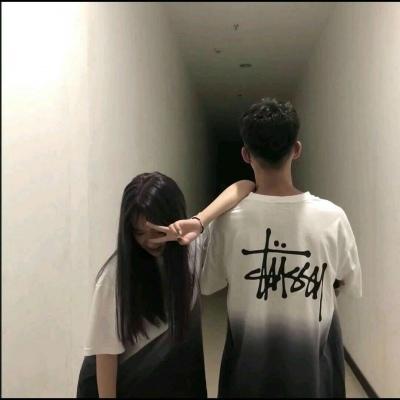 鹿昔 超拽真人情侣头像