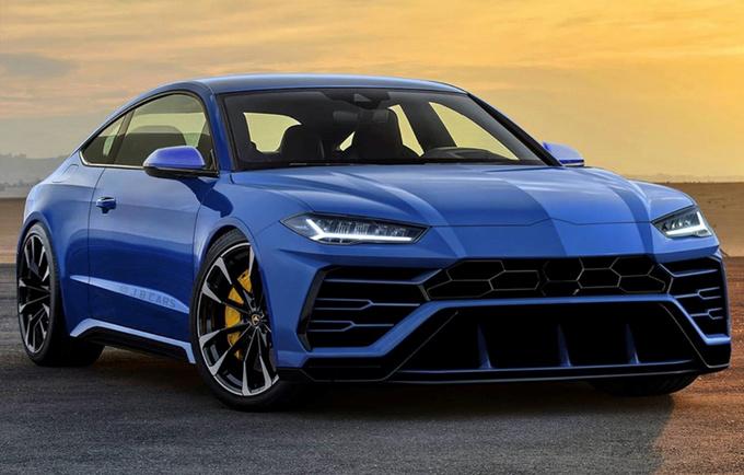 看着就够劲儿!轿车版"兰博基尼urus"渲染图