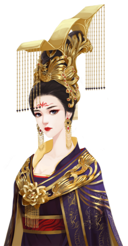 橙光立绘手绘插画古风美图美人美女