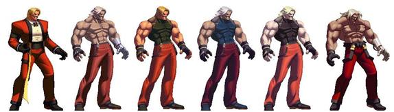 卢卡尔的各代形象立绘,社长的形象永远是绅士加爆衣.非常有魅♂力