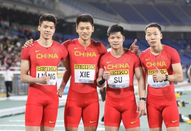 世界田径接力赛:市体校输送队员苏炳添领衔的中国队获男子4x100米接力