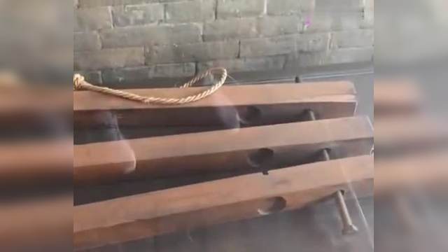 十大酷刑之一的夹棍,受过此刑的犯人痛不欲生