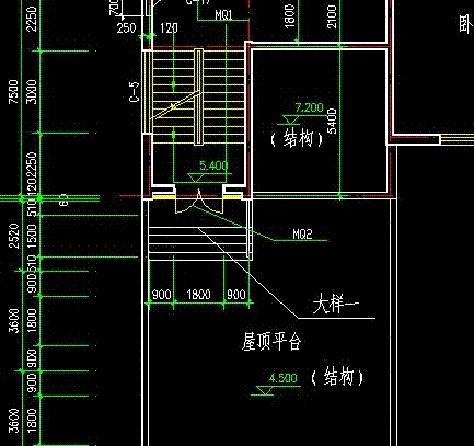 如下图,按照所给的图纸绘制台阶,为什么我定义了,但是绘制出来的