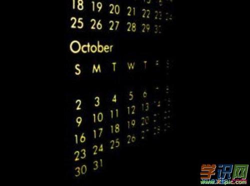 十月的英语怎么说