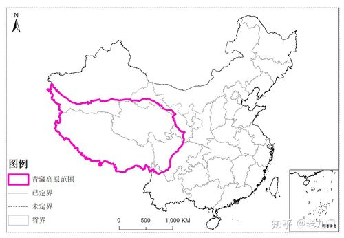 青藏高原空间范围