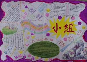 关于小组介绍的手抄报 自我介绍手抄报