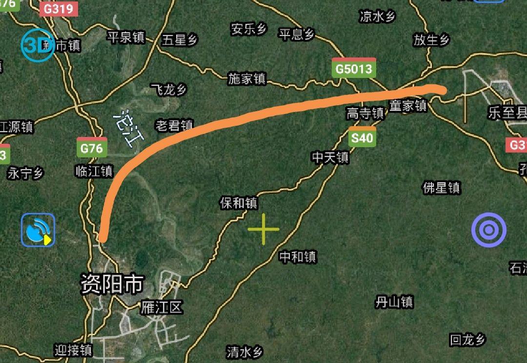 资阳市各区县,新建高速公路,快速通道及主干道,理想设计图