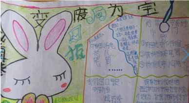 我是巧手达人变废为宝手抄报 变废为宝手抄报