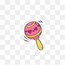 卡通摇铃免抠素材