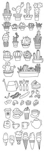 2000个手帐绘画小素材不看你就亏大了