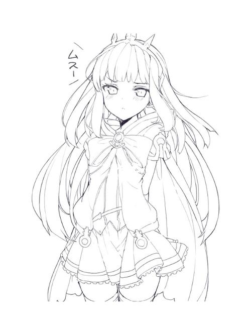 【板绘素材】67500 日系二次元少女临摹线稿_日系_动漫_板绘_临摹