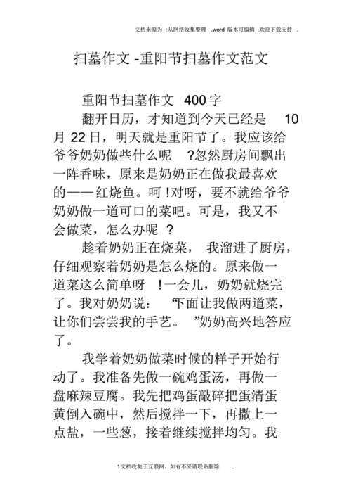 扫墓作文重阳节扫墓作文范文.pdf 5页