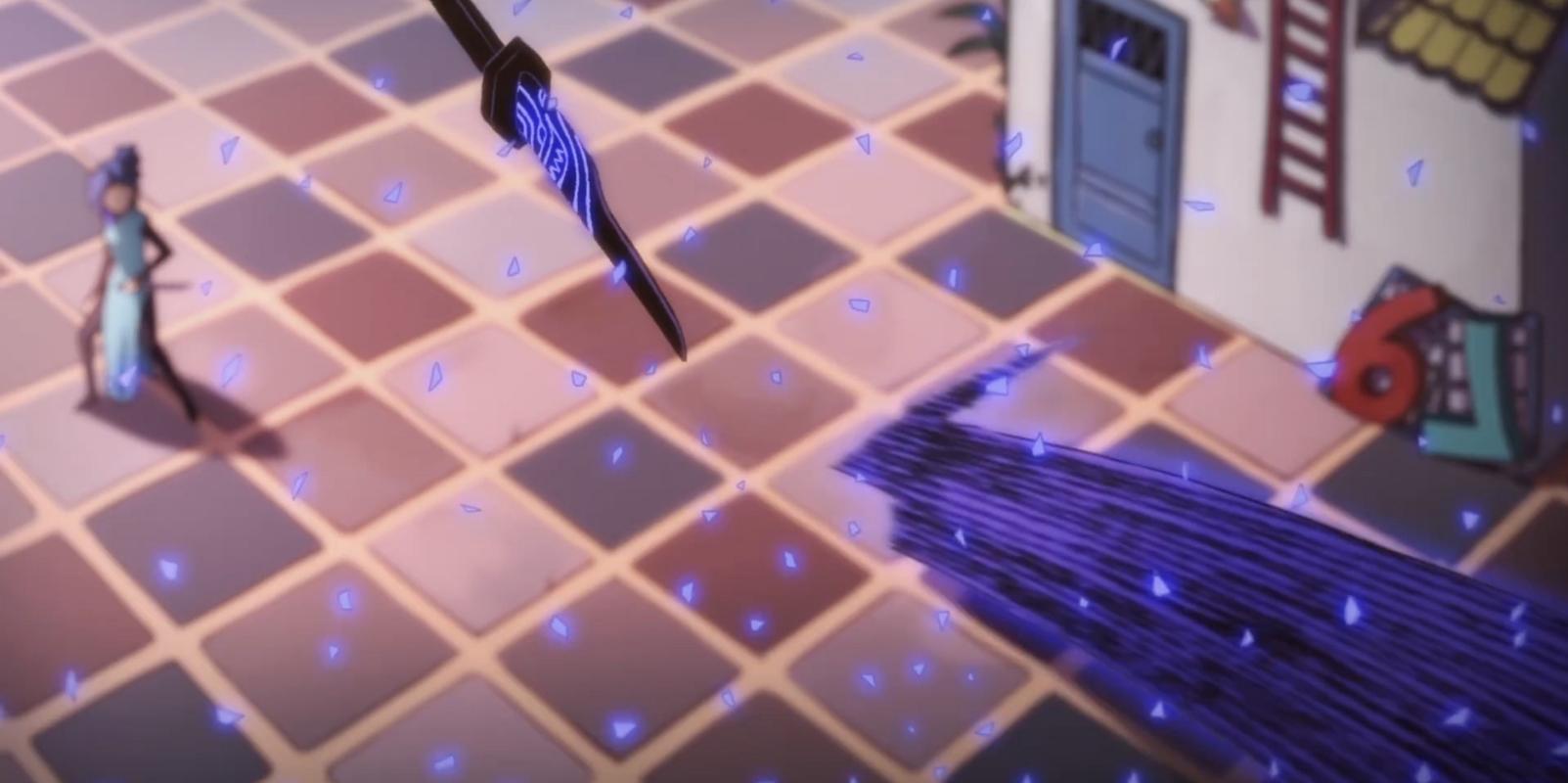 那便是阿七登录大号后,通过魔刀千刃的碎片融合到梅花十三的刀上,形成