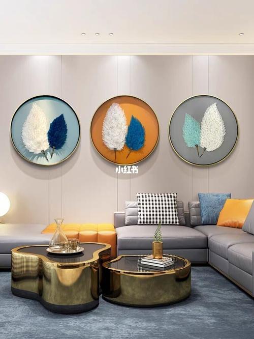 轻奢客厅装饰画_轻奢_装饰画_客厅_家居家装_家居装饰