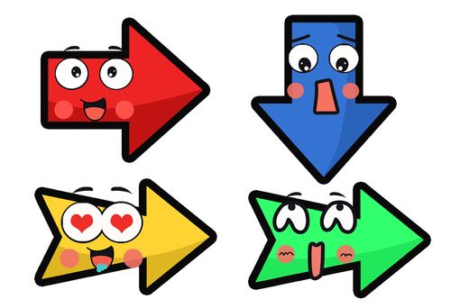 箭头图片素材大全可爱各种箭头png图片欣赏