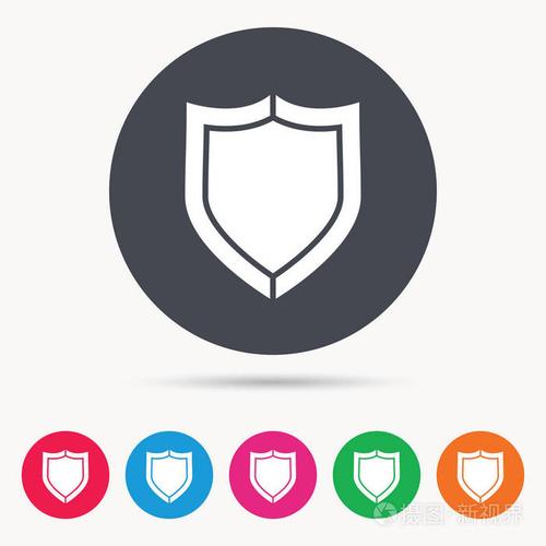 盾牌保护图标防御设备标志