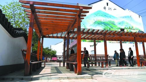 墙画,凉棚扮靓美丽乡村