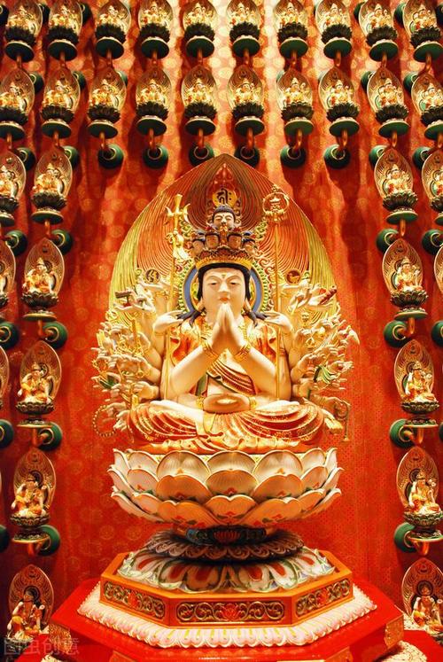 观世音菩萨保佑平安,见到者发财,保佑一生荣华富贵,财源滚滚来