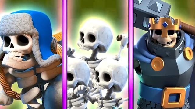 皇室战争所有骷髅卡牌的实力pk谁是最实用的骷髅卡牌