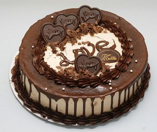 哈尔滨生日蛋糕哈尔滨米洛克蛋糕甜心巧克力蛋糕8寸2磅