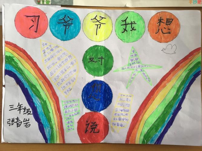 三年级手抄报简单又漂亮手绘