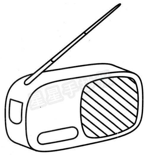 收音机简笔画图片教程