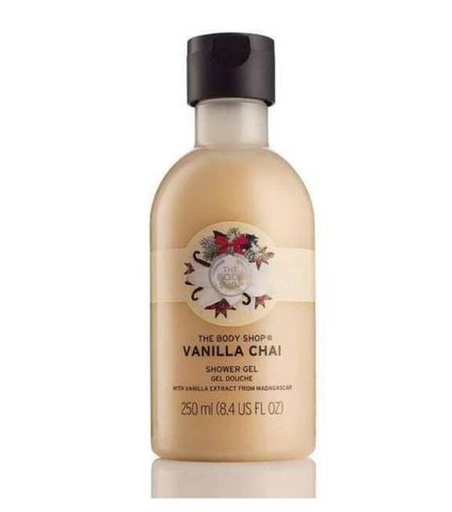 the body shop vanilla chai shower gel 250ml