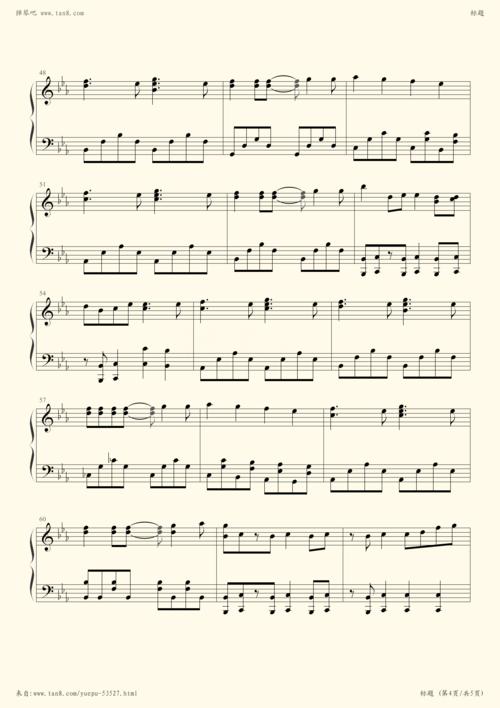 钢琴谱 - 文豪野犬op2-reason living