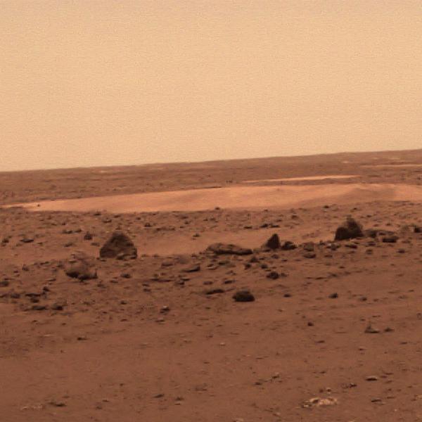 火星地形地貌图(局部)