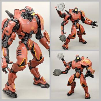 复仇流浪者哥斯拉手办怪兽之王模型玩具可动人偶 中国暴风赤红 双镙旋