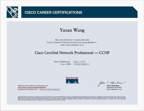 的mcse(微软认证系统工程师),cisco的ccna(思科认证网络支持工程师)