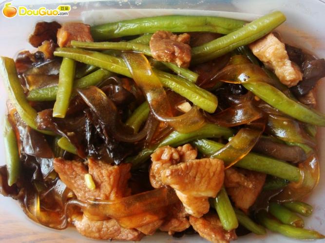 豆角炖粉条