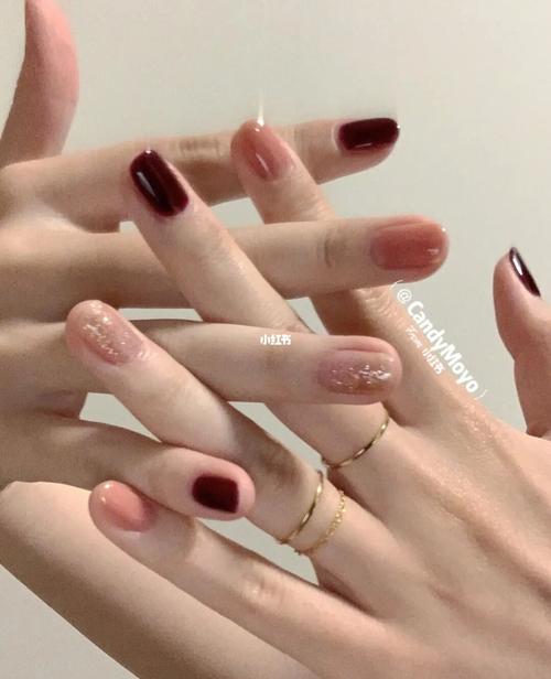 夏日跳色|纯欲桃金9978车厘子美甲_车厘子_美甲_纯欲风_夏天去哪