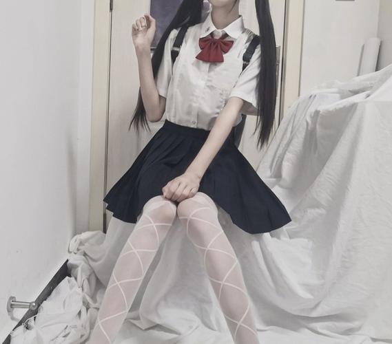 jk私影,双马尾穿搭