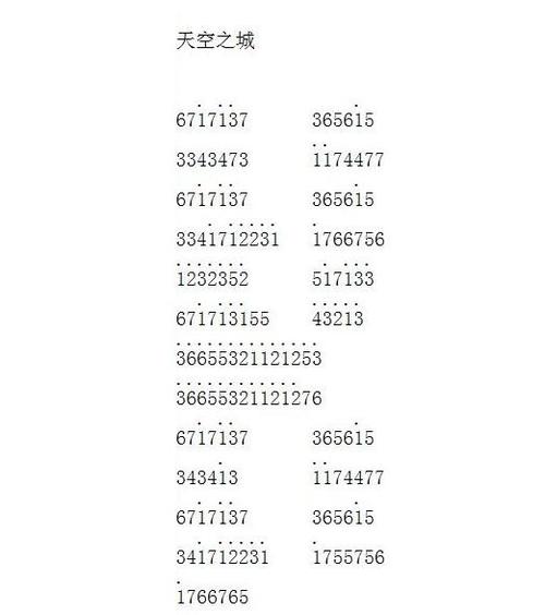 明日之后钢琴乐谱大全 庄园来客必备曲谱简谱分享